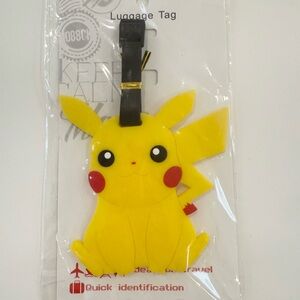 Yellow Pikachu Travel Luggage Tag